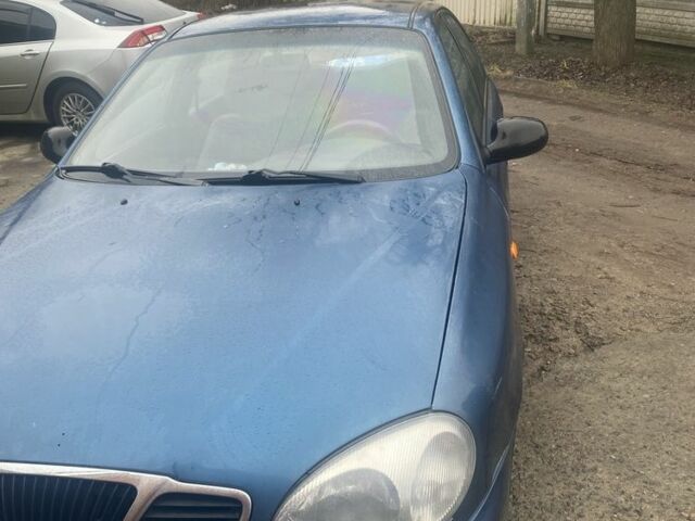 Синий Дэу Ланос, объемом двигателя 1.5 л и пробегом 324 тыс. км за 1200 $, фото 1 на Automoto.ua