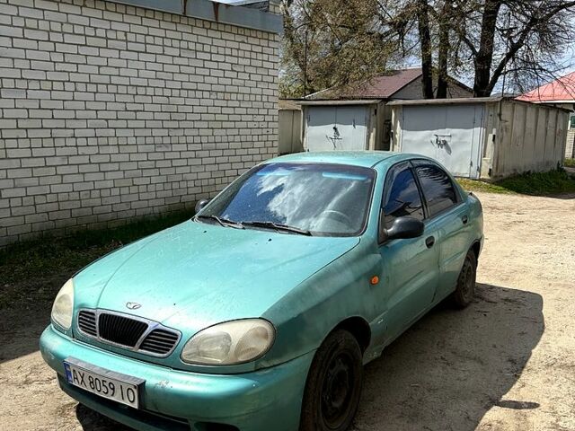 Синий Дэу Ланос, объемом двигателя 1.5 л и пробегом 200 тыс. км за 850 $, фото 1 на Automoto.ua