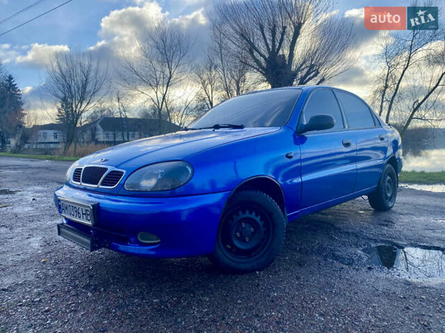 Синій Деу Ланос, об'ємом двигуна 1.5 л та пробігом 220 тис. км за 2450 $, фото 1 на Automoto.ua