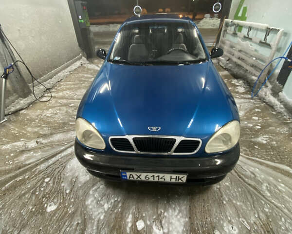 Синій Деу Ланос, об'ємом двигуна 1.35 л та пробігом 325 тис. км за 1300 $, фото 1 на Automoto.ua