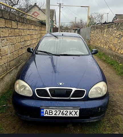 Синий Дэу Ланос, объемом двигателя 1.5 л и пробегом 250 тыс. км за 1650 $, фото 1 на Automoto.ua