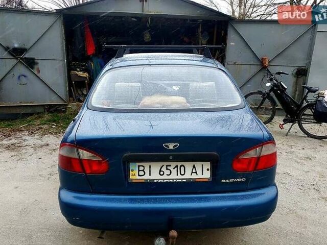 Синій Деу Ланос, об'ємом двигуна 1.5 л та пробігом 75 тис. км за 1200 $, фото 1 на Automoto.ua