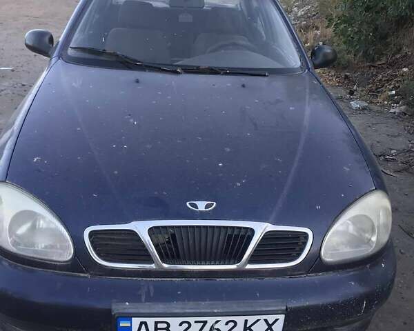 Синий Дэу Ланос, объемом двигателя 1.5 л и пробегом 280 тыс. км за 1100 $, фото 1 на Automoto.ua