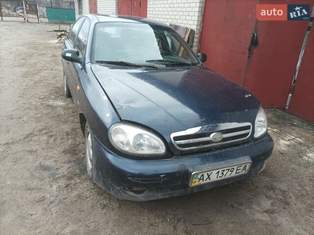 Синій Деу Ланос, об'ємом двигуна 1.35 л та пробігом 98 тис. км за 750 $, фото 1 на Automoto.ua