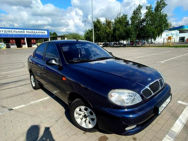 Синий Дэу Ланос, объемом двигателя 1.5 л и пробегом 94 тыс. км за 2800 $, фото 1 на Automoto.ua