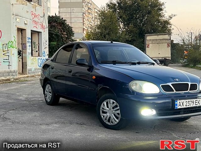 Синий Дэу Ланос, объемом двигателя 1.5 л и пробегом 280 тыс. км за 1750 $, фото 1 на Automoto.ua