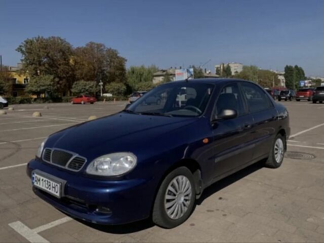 Синій Деу Ланос, об'ємом двигуна 1.6 л та пробігом 390 тис. км за 1500 $, фото 1 на Automoto.ua