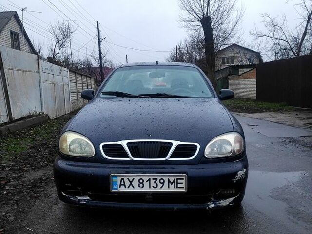 Синий Дэу Ланос, объемом двигателя 1.5 л и пробегом 270 тыс. км за 1300 $, фото 1 на Automoto.ua