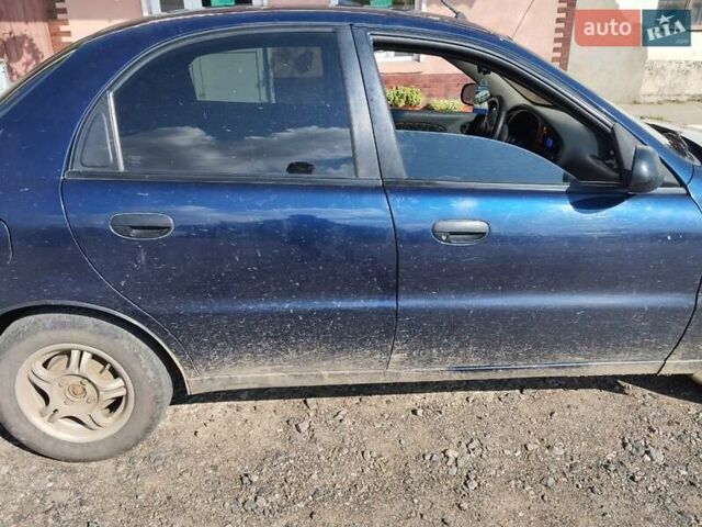 Синий Дэу Ланос, объемом двигателя 1.5 л и пробегом 220 тыс. км за 2100 $, фото 1 на Automoto.ua