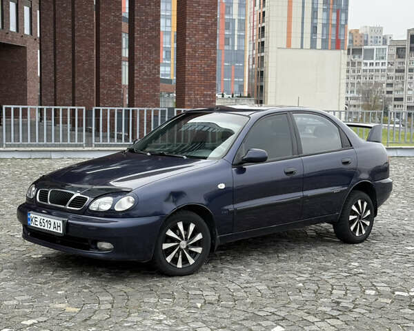 Синий Дэу Ланос, объемом двигателя 1.5 л и пробегом 180 тыс. км за 2500 $, фото 1 на Automoto.ua