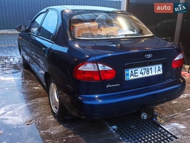 Синий Дэу Ланос, объемом двигателя 1.5 л и пробегом 210 тыс. км за 2500 $, фото 1 на Automoto.ua