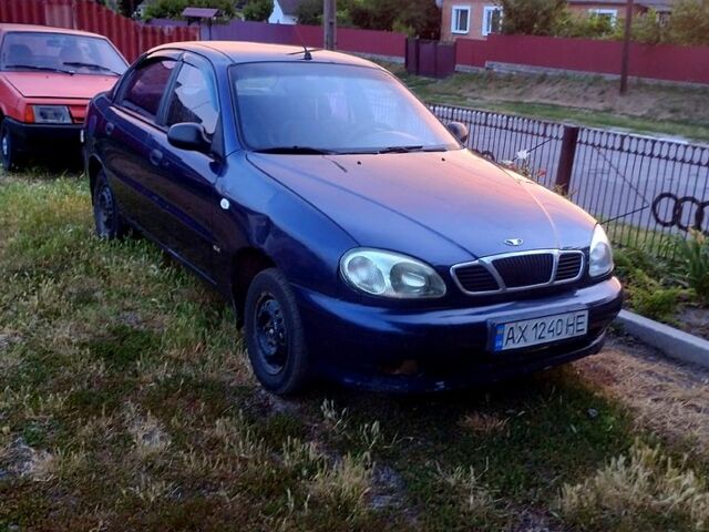 Синий Дэу Ланос, объемом двигателя 1.5 л и пробегом 0 тыс. км за 1700 $, фото 1 на Automoto.ua
