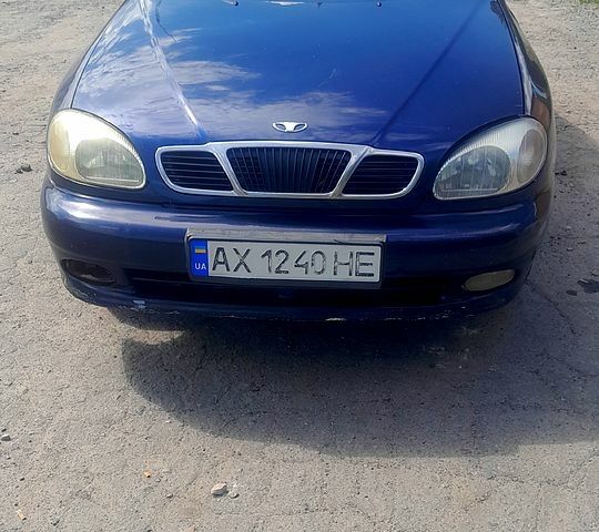 Синий Дэу Ланос, объемом двигателя 1.5 л и пробегом 274 тыс. км за 1150 $, фото 1 на Automoto.ua