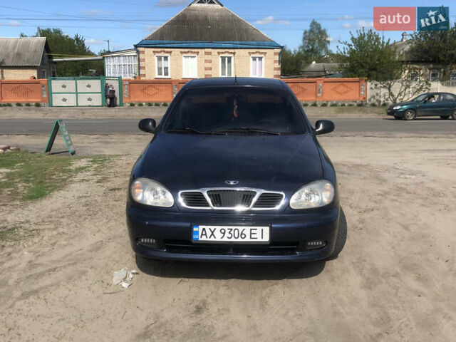 Синий Дэу Ланос, объемом двигателя 1.5 л и пробегом 260 тыс. км за 2600 $, фото 1 на Automoto.ua