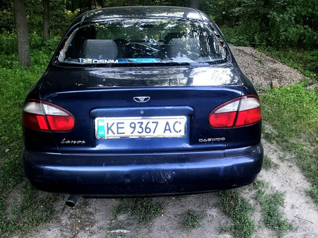 Синий Дэу Ланос, объемом двигателя 1.5 л и пробегом 230 тыс. км за 1400 $, фото 1 на Automoto.ua