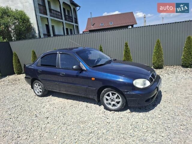 Синий Дэу Ланос, объемом двигателя 1.5 л и пробегом 183 тыс. км за 2500 $, фото 1 на Automoto.ua