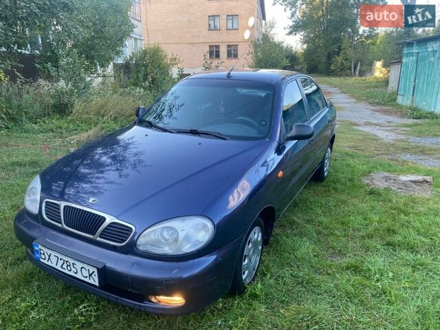 Синий Дэу Ланос, объемом двигателя 1.5 л и пробегом 283 тыс. км за 2650 $, фото 1 на Automoto.ua