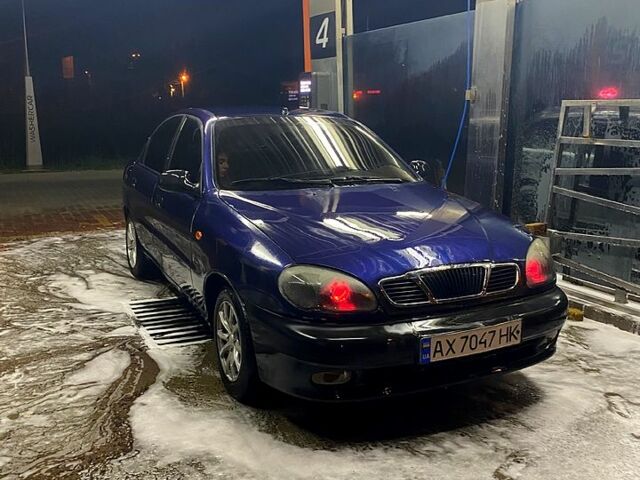 Синий Дэу Ланос, объемом двигателя 1.5 л и пробегом 240 тыс. км за 1300 $, фото 1 на Automoto.ua