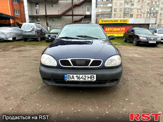 Синий Дэу Ланос, объемом двигателя 1.5 л и пробегом 180 тыс. км за 2100 $, фото 1 на Automoto.ua