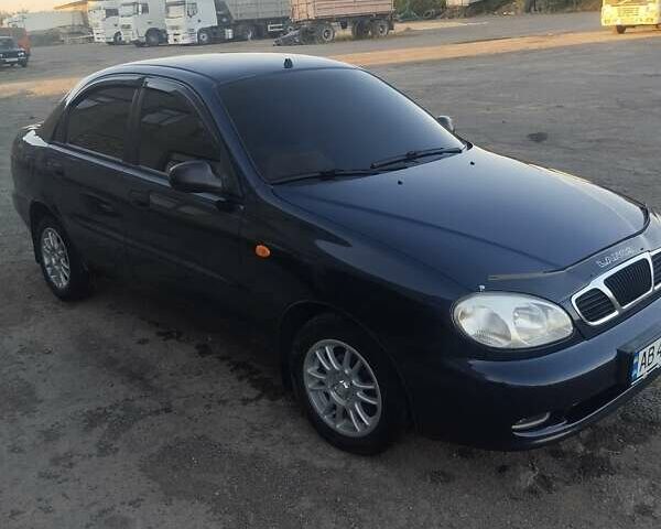 Синий Дэу Ланос, объемом двигателя 1.5 л и пробегом 215 тыс. км за 3100 $, фото 1 на Automoto.ua