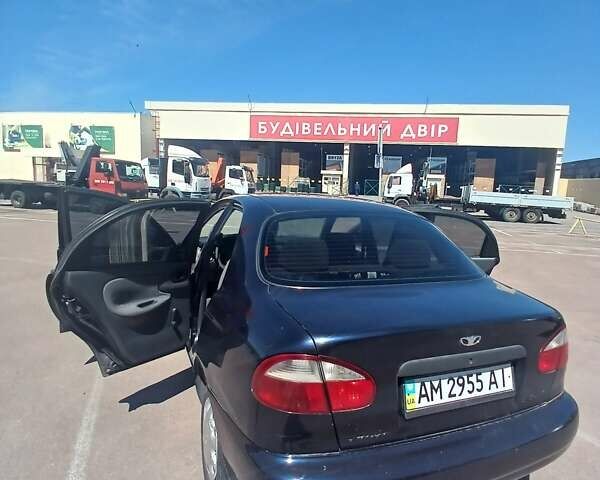 Синій Деу Ланос, об'ємом двигуна 1.5 л та пробігом 216 тис. км за 2500 $, фото 1 на Automoto.ua
