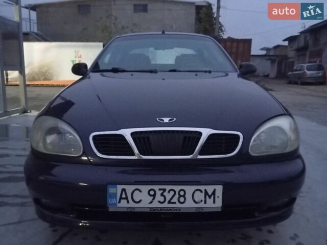 Синий Дэу Ланос, объемом двигателя 1.5 л и пробегом 270 тыс. км за 2150 $, фото 1 на Automoto.ua
