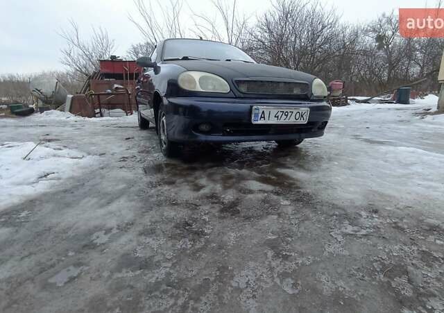 Синій Деу Ланос, об'ємом двигуна 1.5 л та пробігом 400 тис. км за 1700 $, фото 1 на Automoto.ua