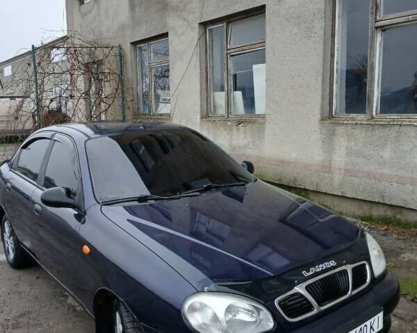 Синий Дэу Ланос, объемом двигателя 1.5 л и пробегом 220 тыс. км за 2600 $, фото 1 на Automoto.ua