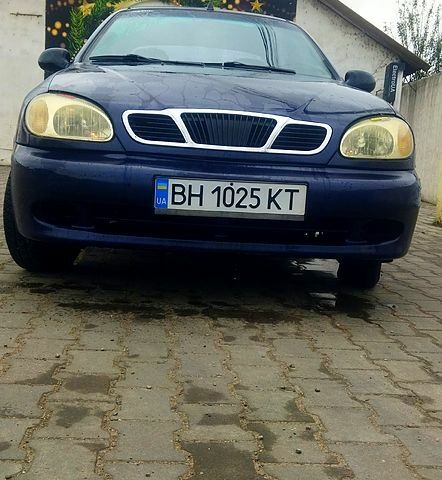 Синий Дэу Ланос, объемом двигателя 1.5 л и пробегом 200 тыс. км за 1900 $, фото 1 на Automoto.ua