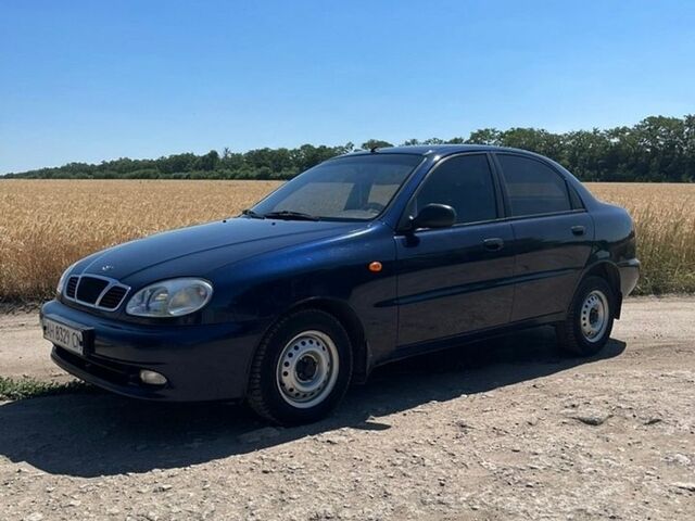 Синий Дэу Ланос, объемом двигателя 1.5 л и пробегом 155 тыс. км за 2700 $, фото 1 на Automoto.ua