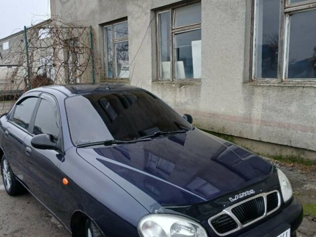 Синий Дэу Ланос, объемом двигателя 1.5 л и пробегом 220 тыс. км за 2600 $, фото 1 на Automoto.ua