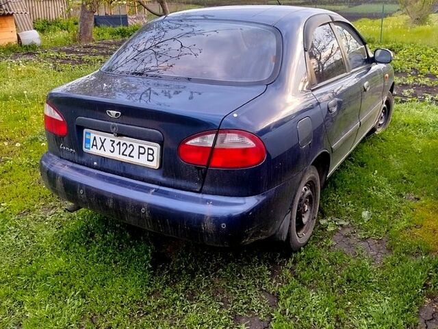 Синий Дэу Ланос, объемом двигателя 1.5 л и пробегом 290 тыс. км за 2500 $, фото 1 на Automoto.ua