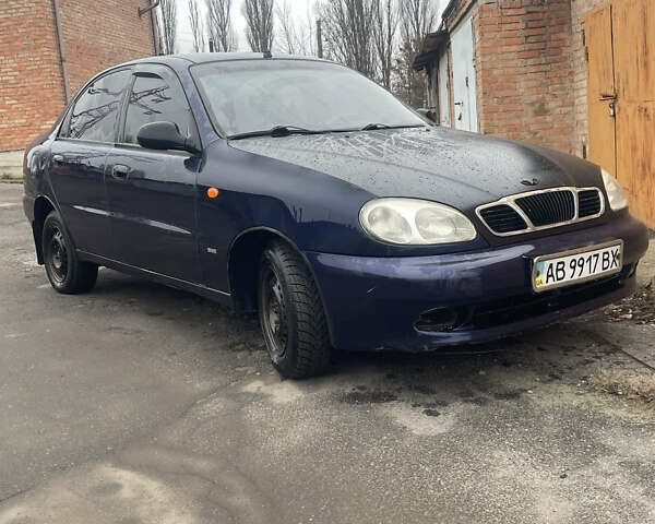Синий Дэу Ланос, объемом двигателя 1.5 л и пробегом 290 тыс. км за 2200 $, фото 1 на Automoto.ua
