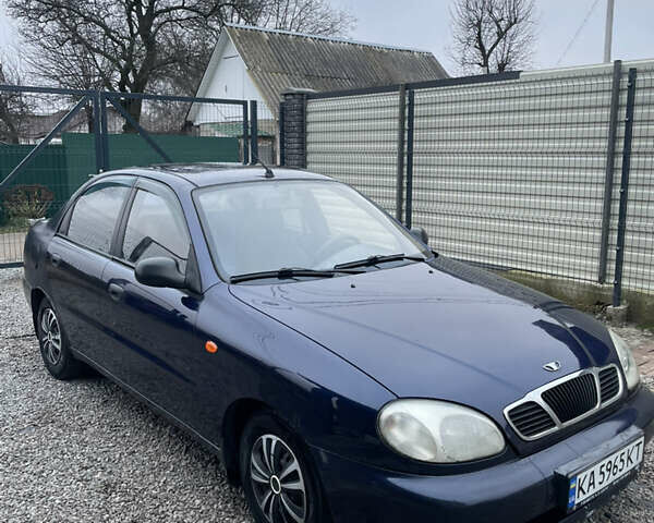 Синій Деу Ланос, об'ємом двигуна 1.5 л та пробігом 184 тис. км за 1950 $, фото 1 на Automoto.ua