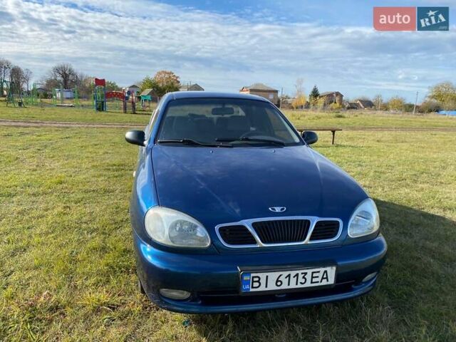 Деу Ланос 2005 у Полтаві на Automoto.ua Синій Деу Ланос, об'ємом двигуна 1.6 л та пробігом 2 тис. км за 2800 $, фото 1 на Automoto.ua