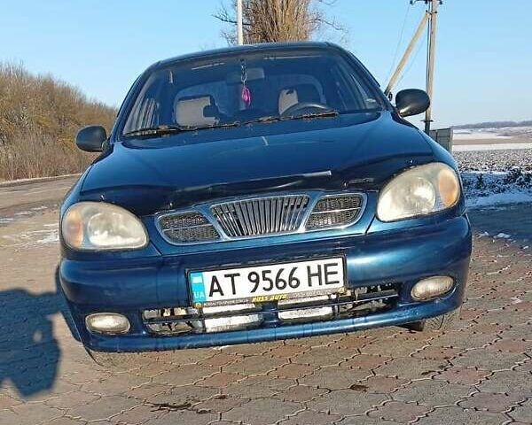Синій Деу Ланос, об'ємом двигуна 1.5 л та пробігом 217 тис. км за 1800 $, фото 1 на Automoto.ua