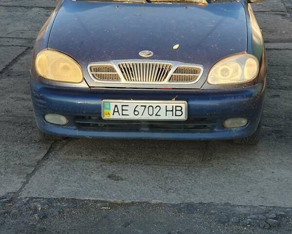 Синий Дэу Ланос, объемом двигателя 1.5 л и пробегом 200 тыс. км за 2300 $, фото 1 на Automoto.ua