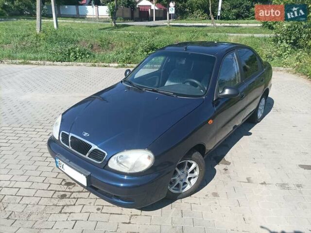 Синий Дэу Ланос, объемом двигателя 1.5 л и пробегом 224 тыс. км за 1999 $, фото 1 на Automoto.ua