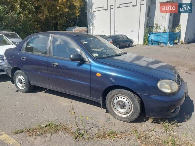 Синий Дэу Ланос, объемом двигателя 1.5 л и пробегом 88 тыс. км за 2200 $, фото 1 на Automoto.ua