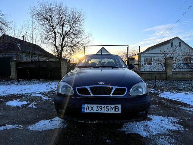 Синий Дэу Ланос, объемом двигателя 1.5 л и пробегом 0 тыс. км за 1200 $, фото 1 на Automoto.ua