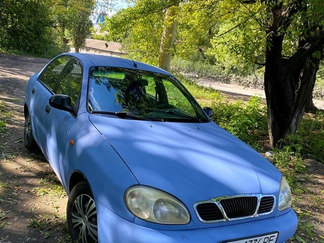 Синий Дэу Ланос, объемом двигателя 1.5 л и пробегом 102 тыс. км за 1260 $, фото 1 на Automoto.ua