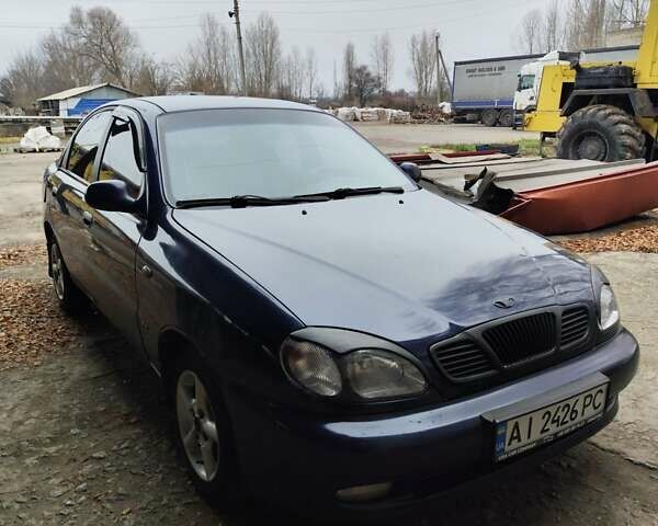 Синій Деу Ланос, об'ємом двигуна 1.5 л та пробігом 197 тис. км за 2200 $, фото 1 на Automoto.ua
