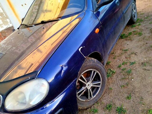 Синий Дэу Ланос, объемом двигателя 1.5 л и пробегом 303 тыс. км за 1800 $, фото 1 на Automoto.ua
