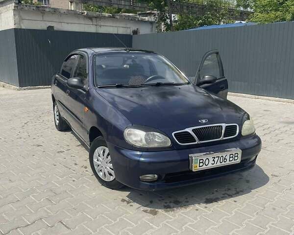 Синий Дэу Ланос, объемом двигателя 1.5 л и пробегом 175 тыс. км за 2200 $, фото 1 на Automoto.ua