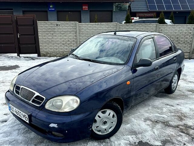 Синий Дэу Ланос, объемом двигателя 1.3 л и пробегом 212 тыс. км за 1500 $, фото 1 на Automoto.ua