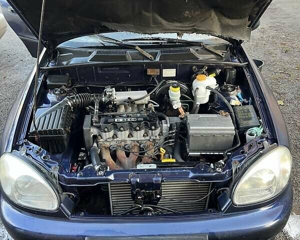 Синий Дэу Ланос, объемом двигателя 1.5 л и пробегом 263 тыс. км за 2500 $, фото 1 на Automoto.ua