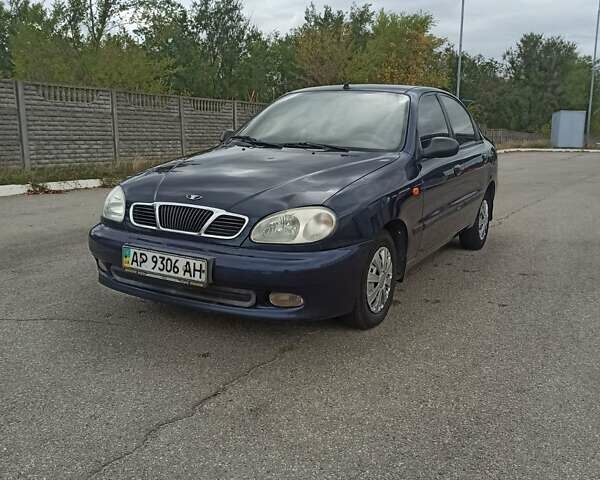 Синий Дэу Ланос, объемом двигателя 1.5 л и пробегом 250 тыс. км за 2400 $, фото 1 на Automoto.ua