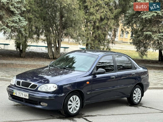 Синий Дэу Ланос, объемом двигателя 1.6 л и пробегом 227 тыс. км за 2500 $, фото 1 на Automoto.ua