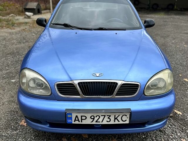 Синий Дэу Ланос, объемом двигателя 1.5 л и пробегом 203 тыс. км за 2300 $, фото 1 на Automoto.ua