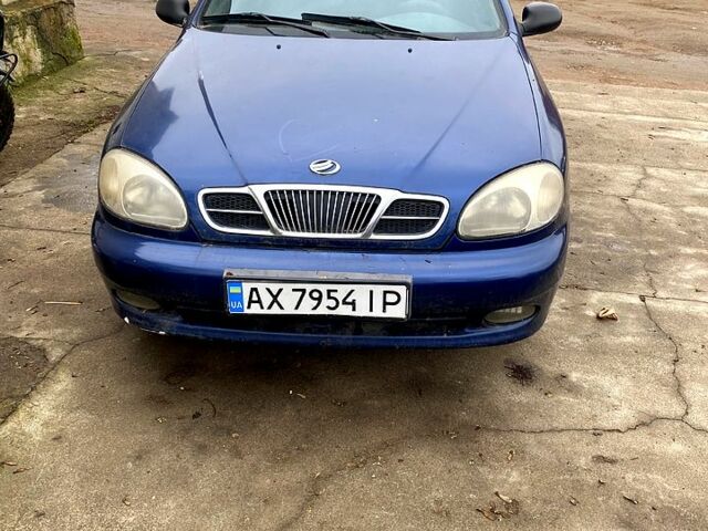 Синий Дэу Ланос, объемом двигателя 1.5 л и пробегом 2 тыс. км за 850 $, фото 1 на Automoto.ua